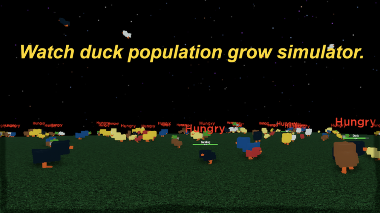 Watch the duck population grow simulator screenshot