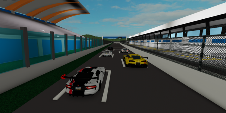Circuit with cars screenshot