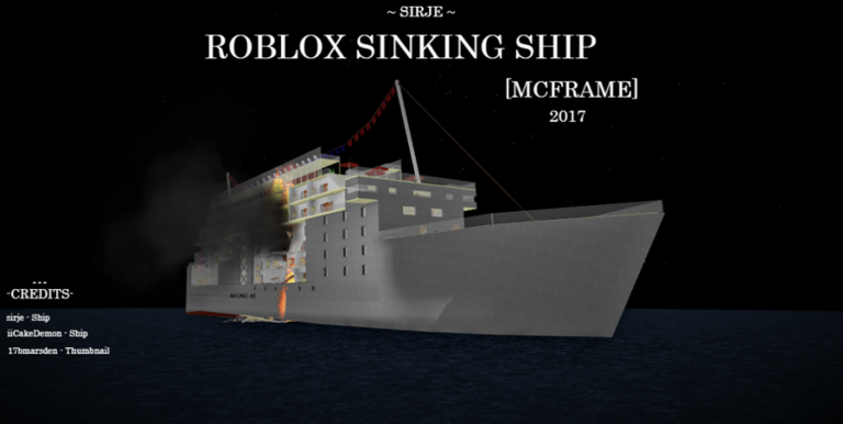 Roblox Sinking ship ( Color Update ) screenshot