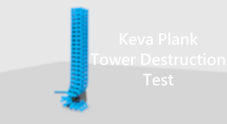 Keva Plank Tower Destruction - Roblox Physics Test screenshot