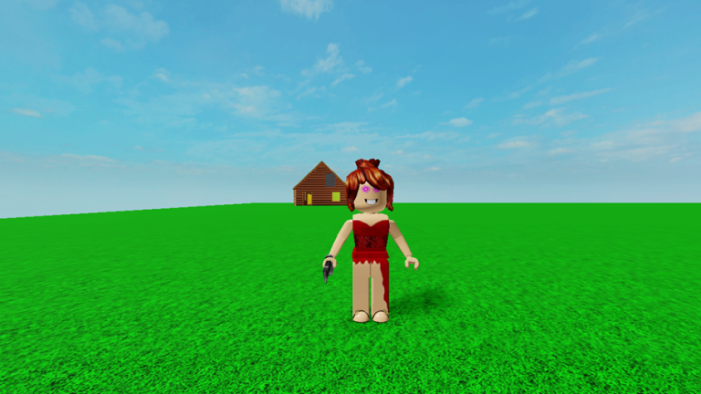 survival red dress girl killer screenshot