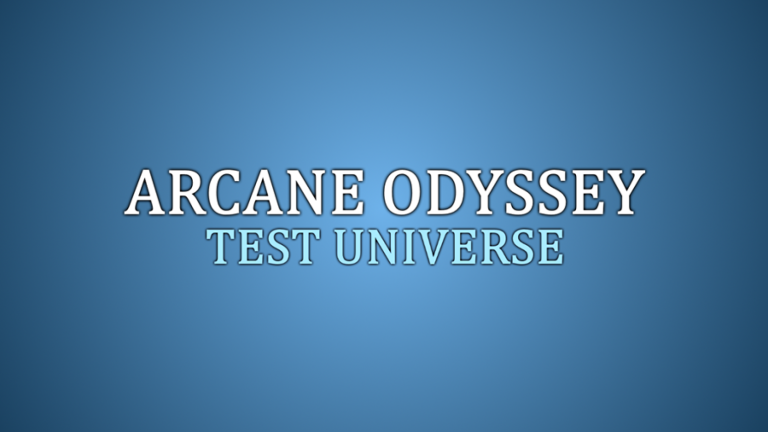 Arcane Odyssey Test Universe screenshot
