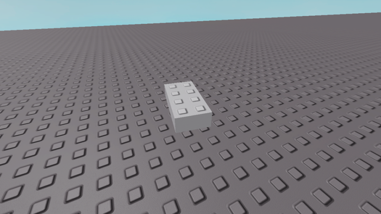 be a brick on a baseplate screenshot