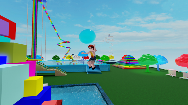 OBBY Rainbow Waterpark screenshot