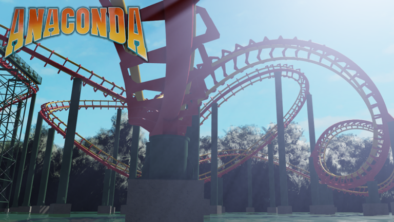 Anaconda, Roller Coaster at Kings Dominion screenshot