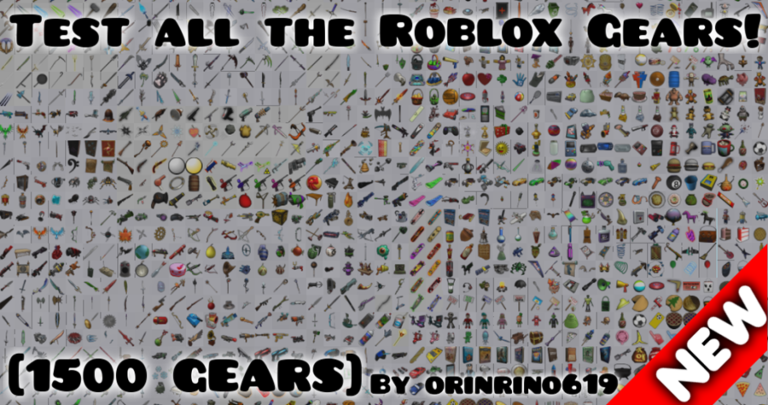 ［1500GEARS］Test all of ROBLOX's Gear［Gear Testing］ screenshot
