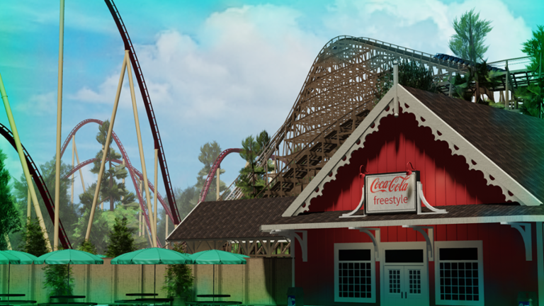 Mystic Timbers Roller Coaster screenshot