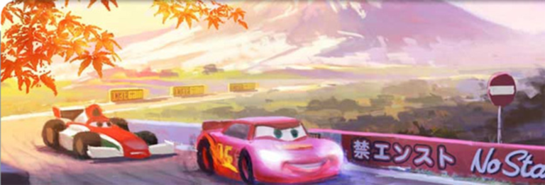 word gran prix pixar cars 2 screenshot