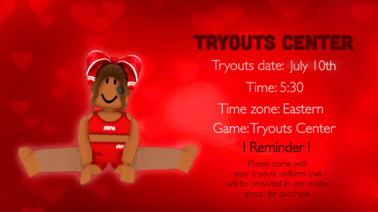 Red Panthers Tryouts Center screenshot