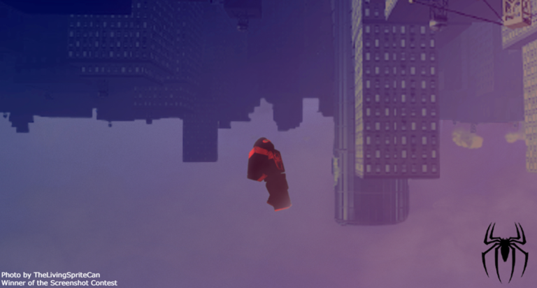 [GLIDING!] typical web swinging game screenshot