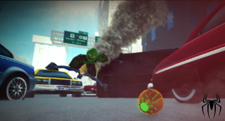 [GLIDING!] typical web swinging game screenshot