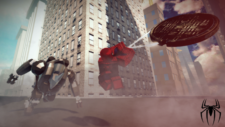 [GLIDING!] typical web swinging game screenshot