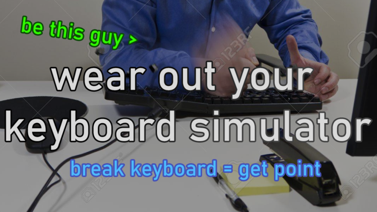 wear out your keyboard simulator screenshot