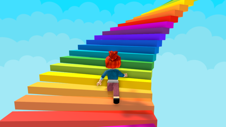 Easy Parkour Obby 🌈 screenshot