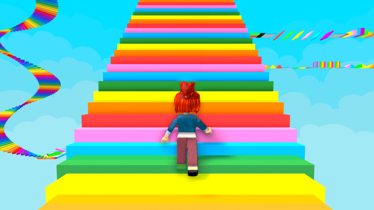 Easy Parkour Obby 🌈 screenshot