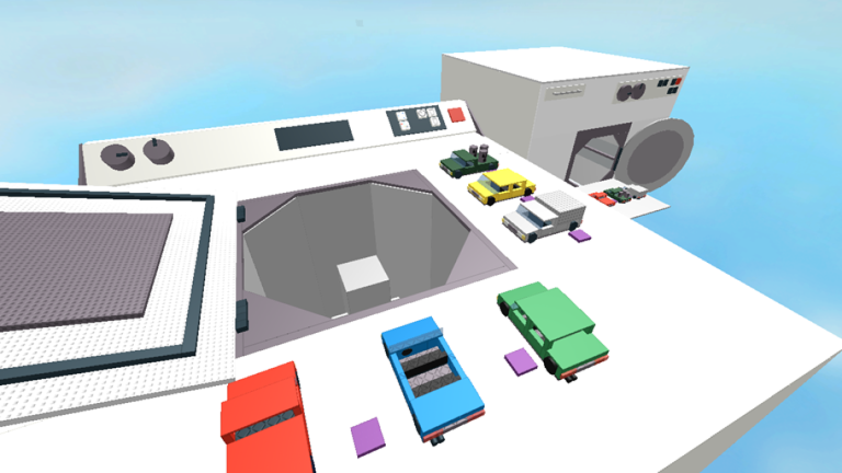 Drive into a giant washing machine screenshot