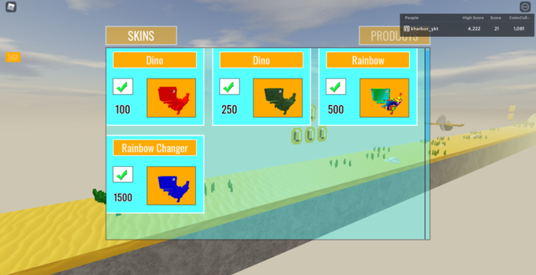 Chrome Dino Game 3D [FIX BUGS] screenshot