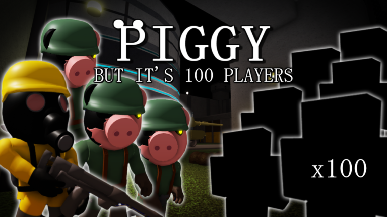 [NIGHTMARE WINTER] Piggy But It's 100 Players screenshot