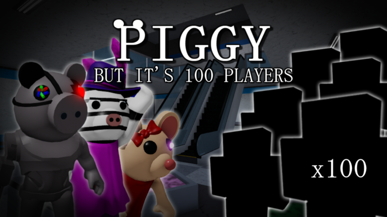 [NIGHTMARE WINTER] Piggy But It's 100 Players screenshot