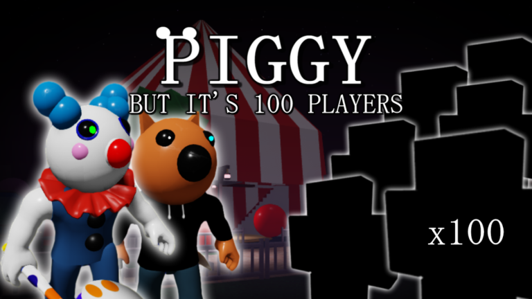 [NIGHTMARE WINTER] Piggy But It's 100 Players screenshot