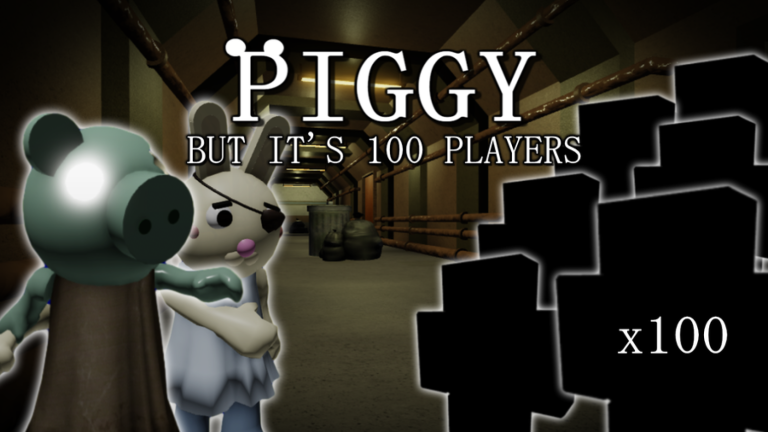 [NIGHTMARE WINTER] Piggy But It's 100 Players screenshot