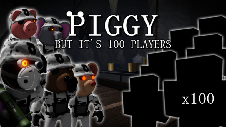 [NIGHTMARE WINTER] Piggy But It's 100 Players screenshot