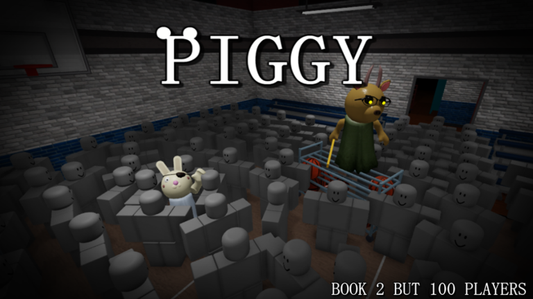 [NIGHTMARE WINTER] Piggy But It's 100 Players screenshot