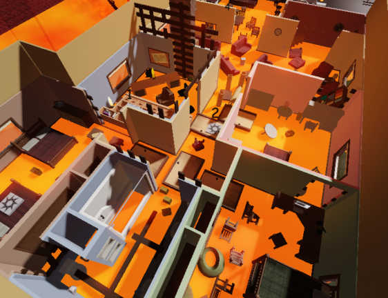 THE FLOOR IS LAVA OBBY! (No checkpoints!) screenshot