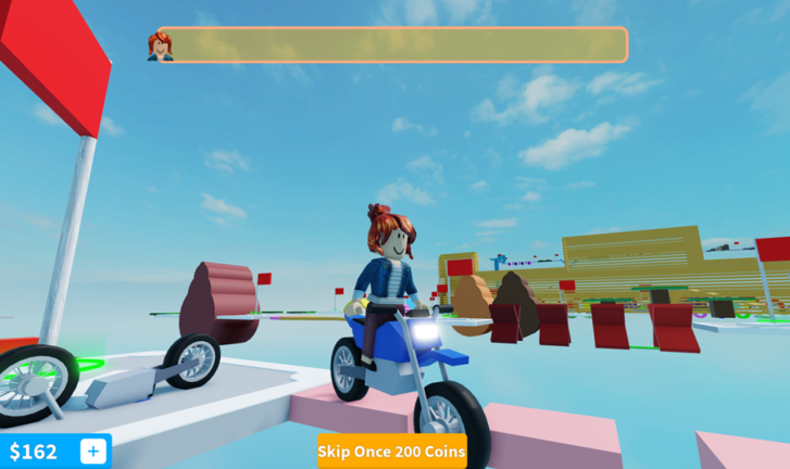 Obby But You're on a Motorcycle screenshot