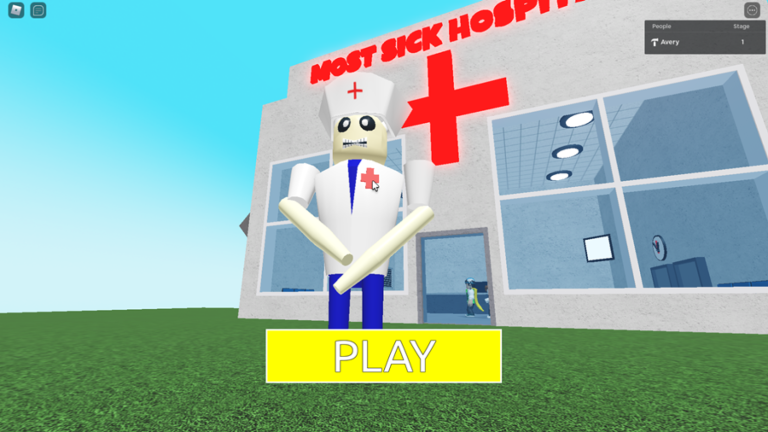 THE GRAND HOSPITAL ESCAPE! (First Person Obby) screenshot