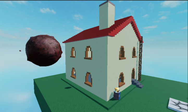 the meatball man crashes into earth screenshot