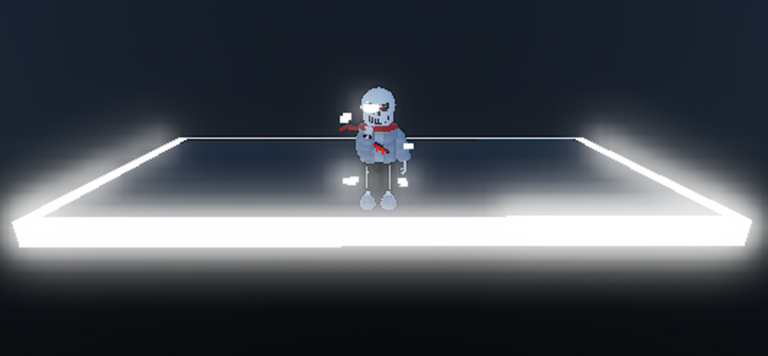 angry aftertale sans fight screenshot