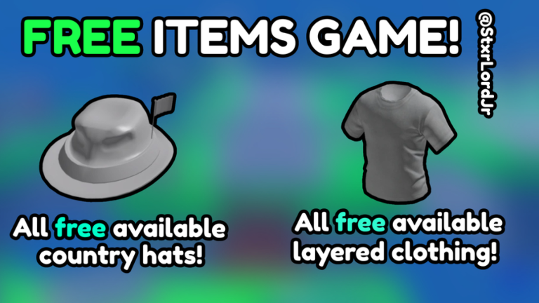 Free items Game! (Roblox Innovation Awards!!) screenshot