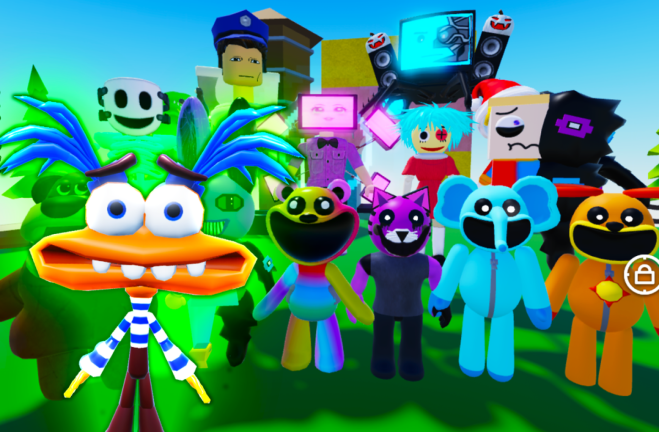 Inside Out new Obby and Huggy Wuggy toilet screenshot