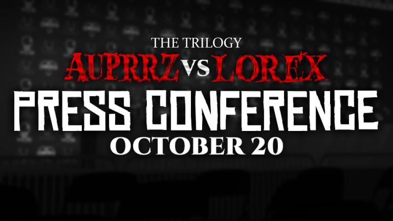 Auprrz vs Lorex III: Press Conference screenshot