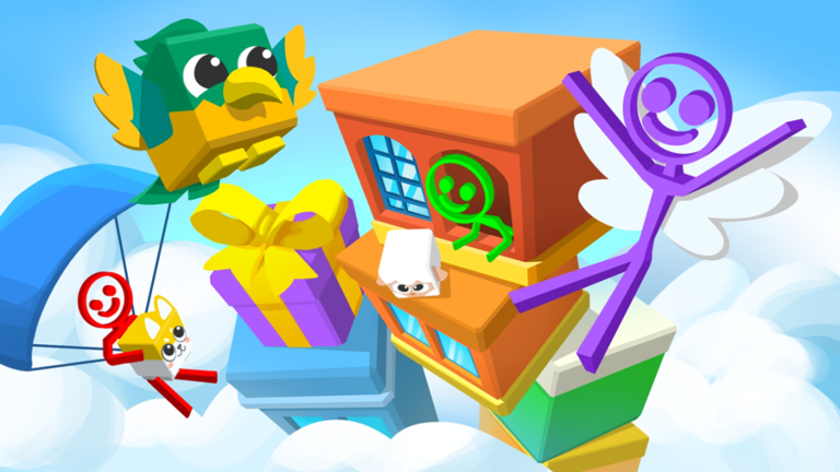 Building towers to fly further [Italian brainrot] screenshot