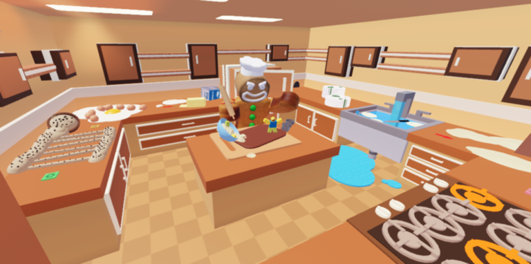 🎄🍪 Escape the Evil Gingerbread Obby 🍩🥛 screenshot