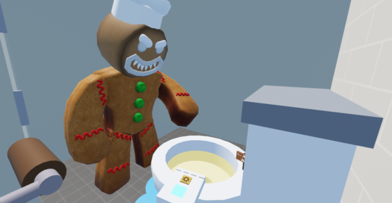 🎄🍪 Escape the Evil Gingerbread Obby 🍩🥛 screenshot