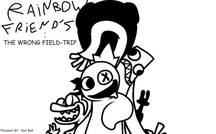 Rainbow Friends : The Wrong Field-Trip |RP screenshot