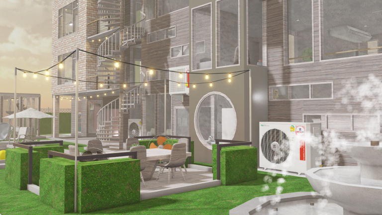 Modern House with Air conditioners V.1 screenshot