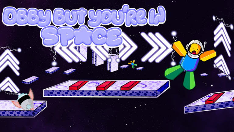Obby but you're in space screenshot