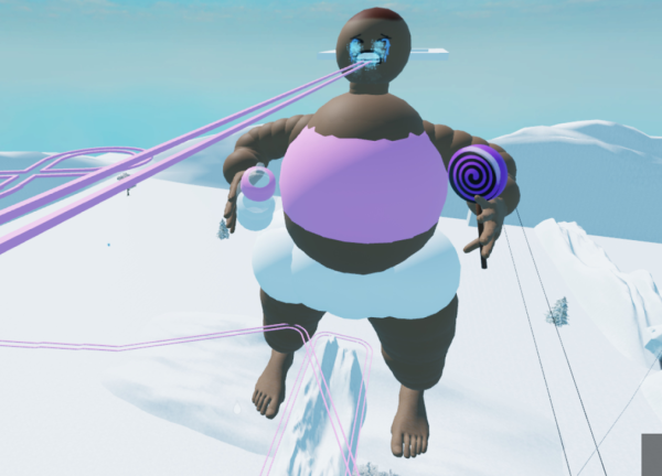 CART RIDE IN LOVELY PEACHES FUN 🍼 screenshot