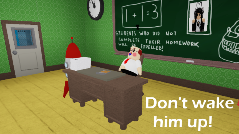 ✏️ESCAPE BABY TEACHER SCHOOL! (Obby)📐 screenshot