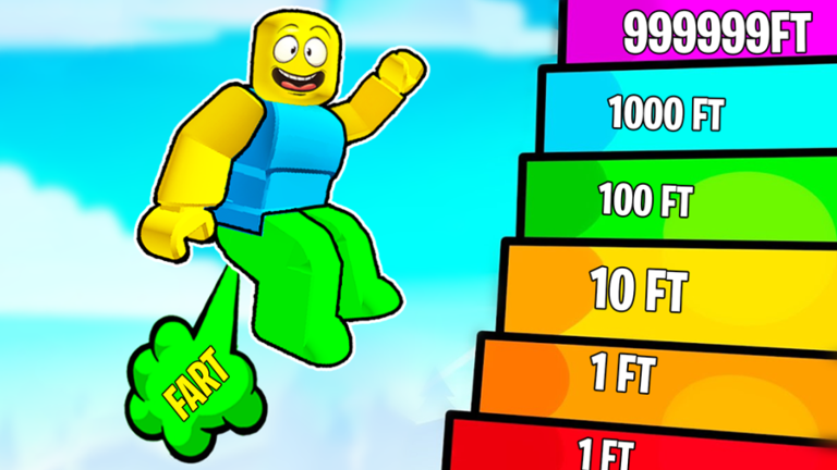 +1 Fart Jump Every Second 💨 screenshot