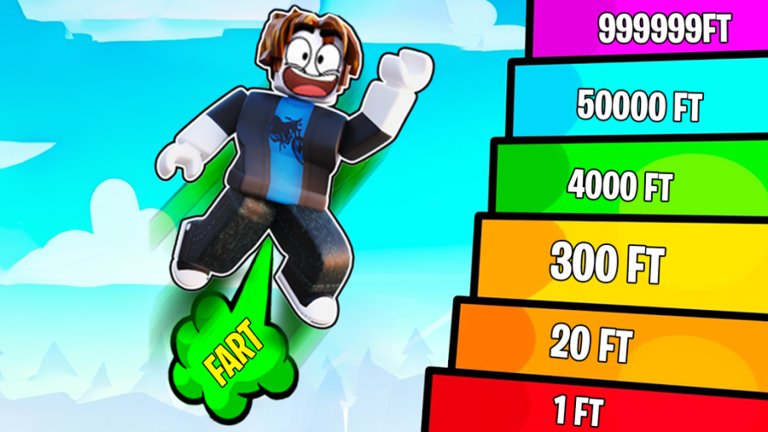 +1 Fart Jump Every Second 💨 screenshot