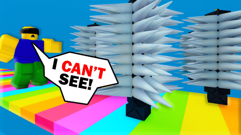 Obby BUT YOU CAN'T SEE! screenshot