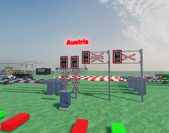 Build a German and Austrian Railroad Crossing!  screenshot