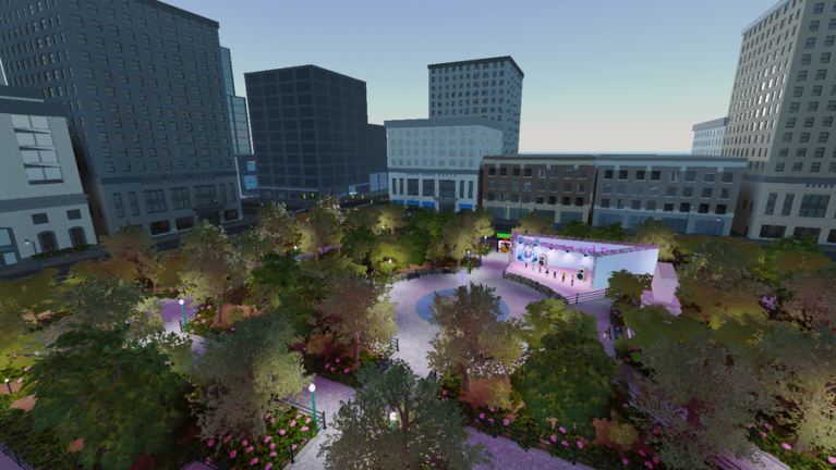 An evening in the park screenshot