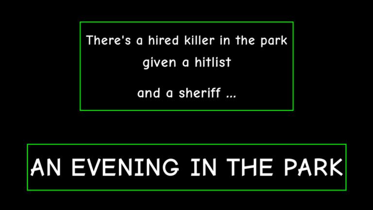 An evening in the park screenshot