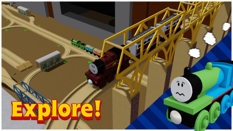 Blue Train Wooden Railway World screenshot